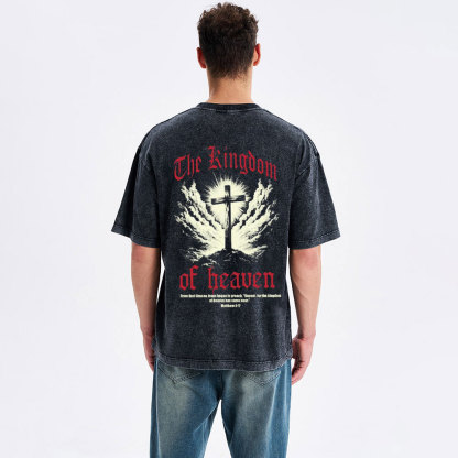 The Kingdom Of Heaven Christian Washed T-Shirt