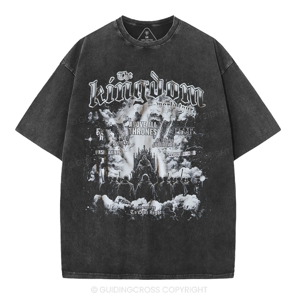 The Kingdom World Tour Christian Washed T-Shirt