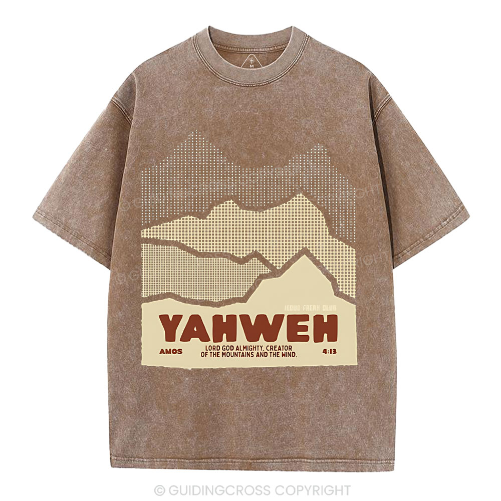 The LORD, The God Of Hosts Christian Washed T-Shirt