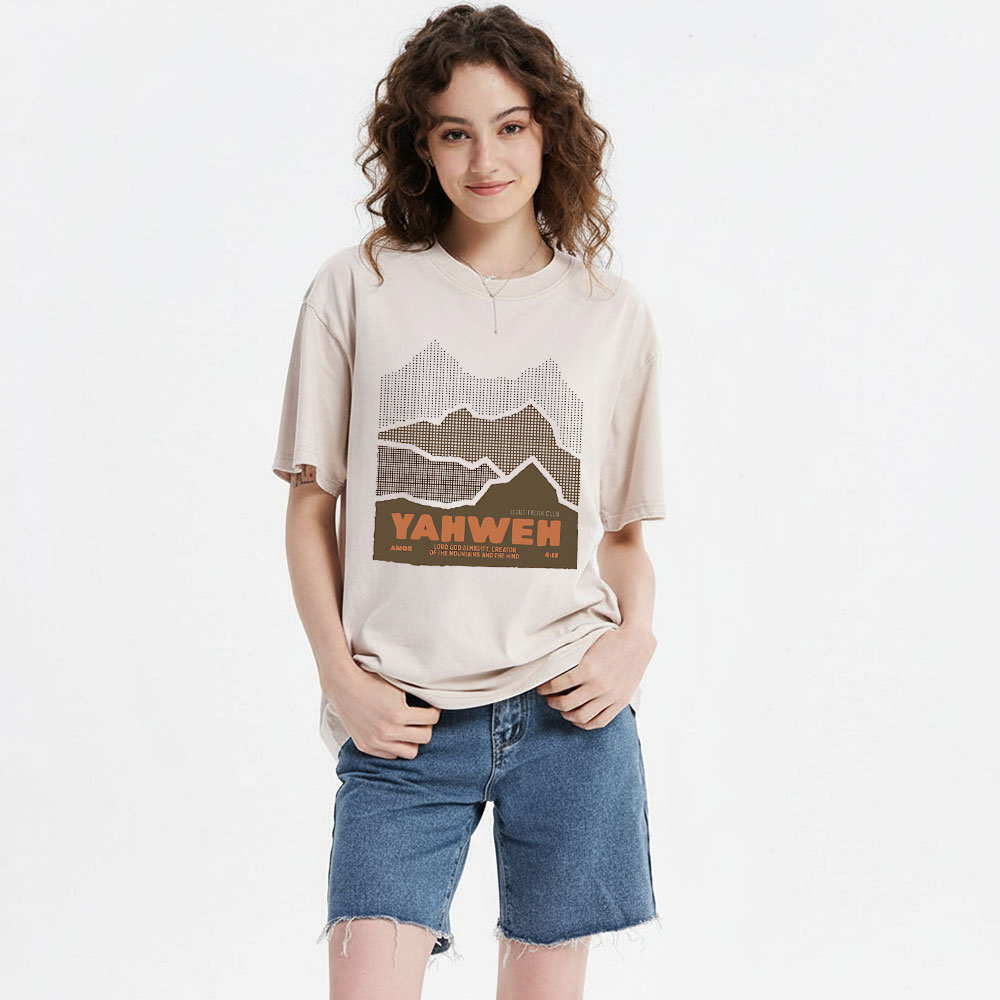 The LORD, The God Of Hosts Christian Washed T-Shirt