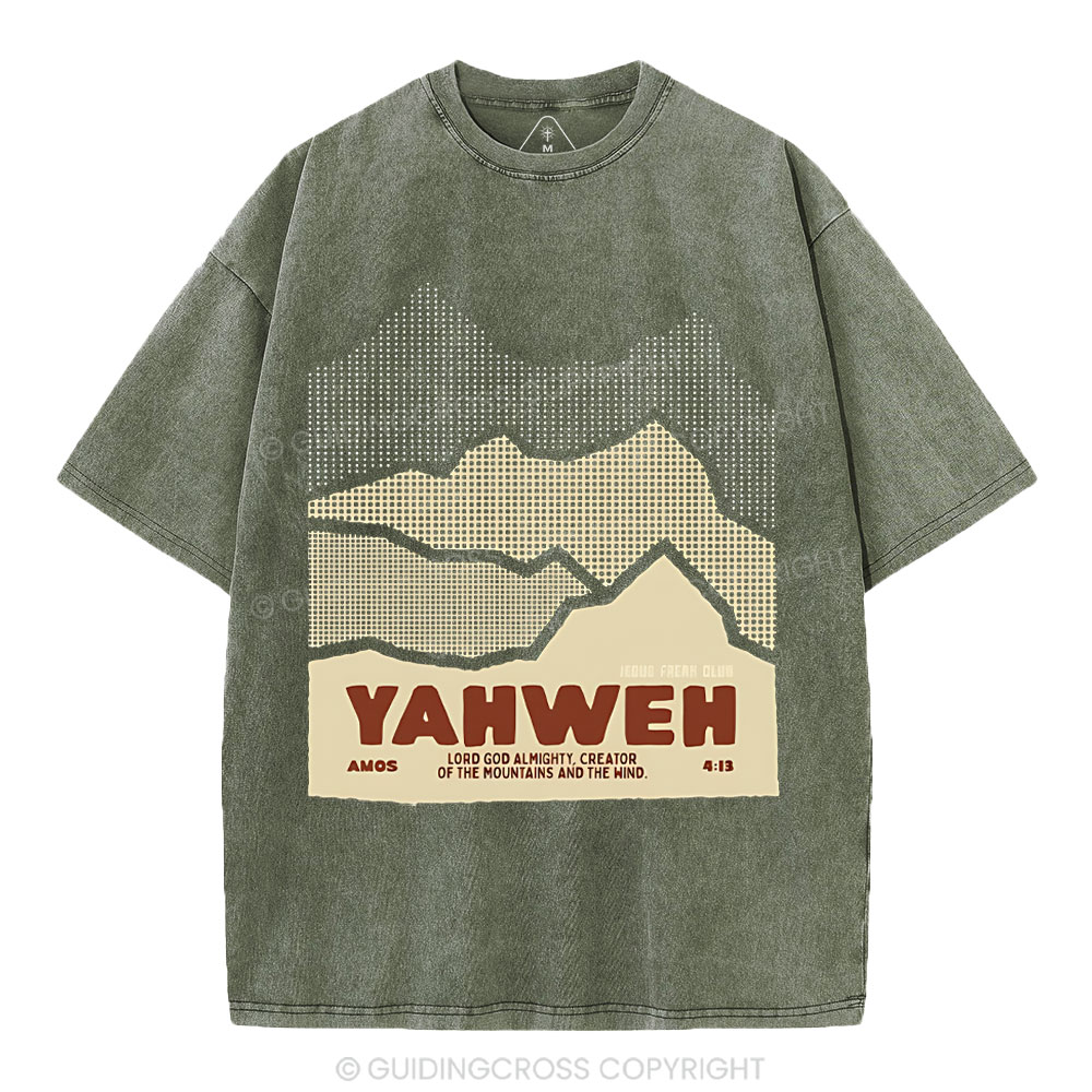 The LORD, The God Of Hosts Christian Washed T-Shirt
