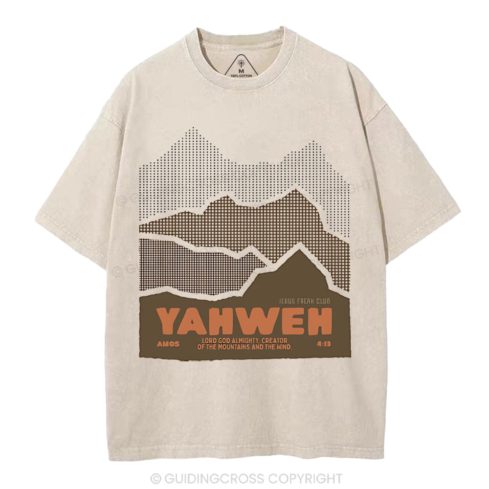 The LORD, The God Of Hosts Christian Washed T-Shirt