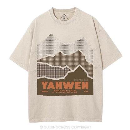 The LORD, The God Of Hosts Christian Washed T-Shirt