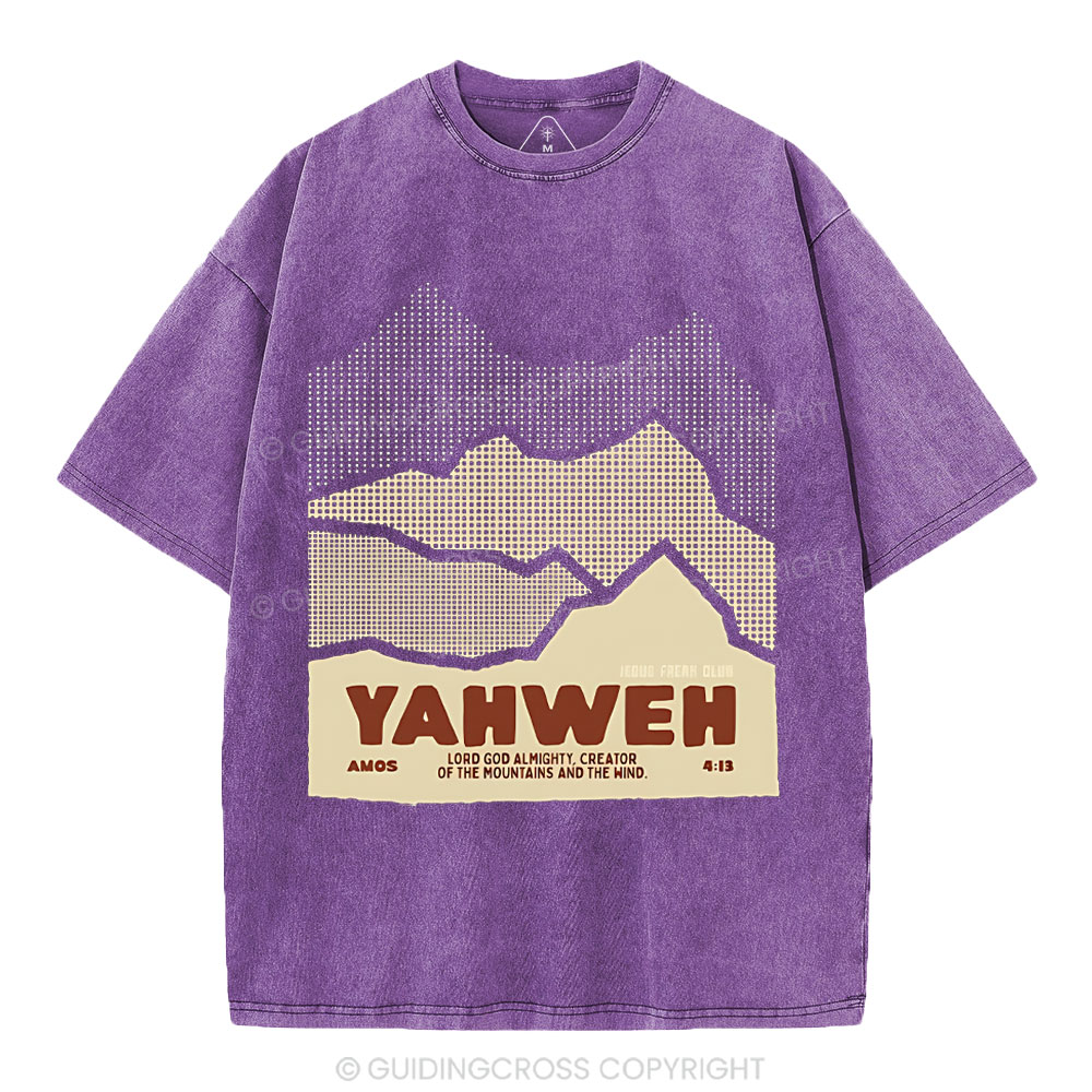 The LORD, The God Of Hosts Christian Washed T-Shirt