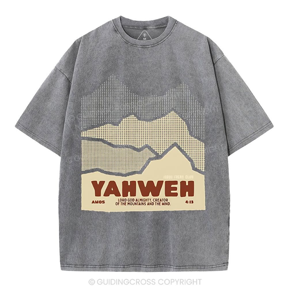 The LORD, The God Of Hosts Christian Washed T-Shirt