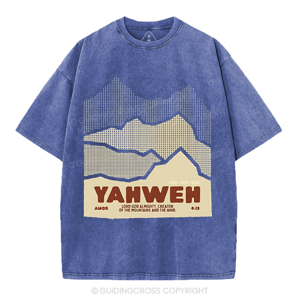 The LORD, The God Of Hosts Christian Washed T-Shirt