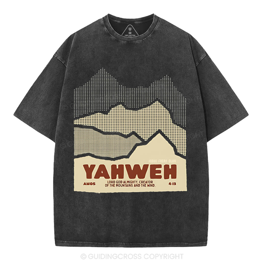 The LORD, The God Of Hosts Christian Washed T-Shirt