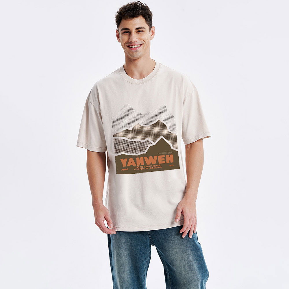 The LORD, The God Of Hosts Christian Washed T-Shirt