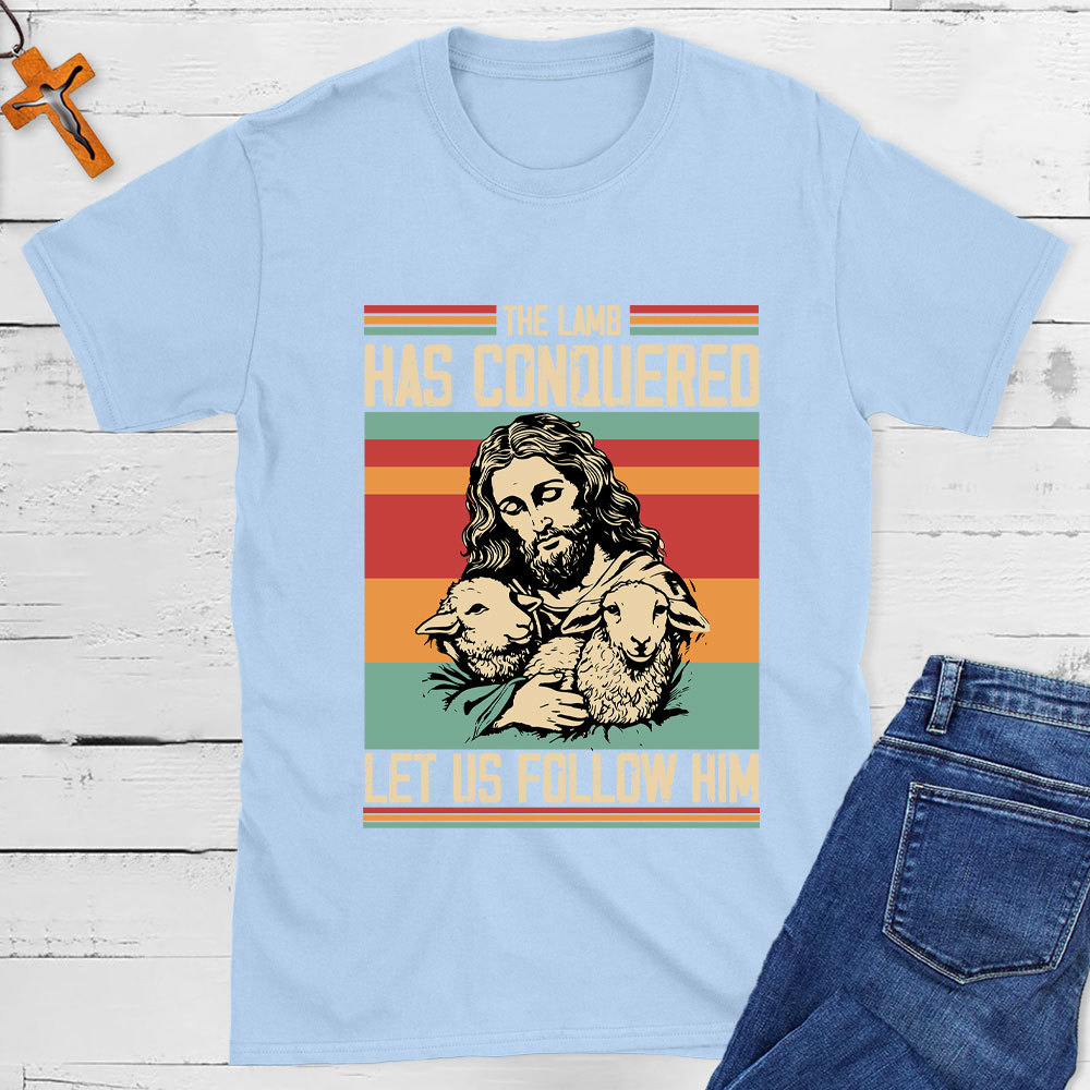 The Lamb Has Conquered Christian T-Shirt