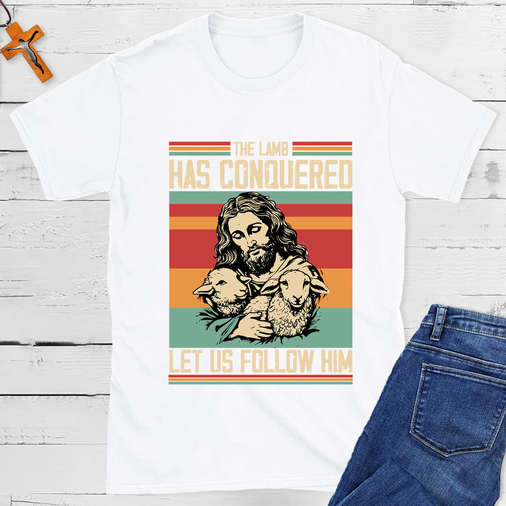 The Lamb Has Conquered Christian T-Shirt