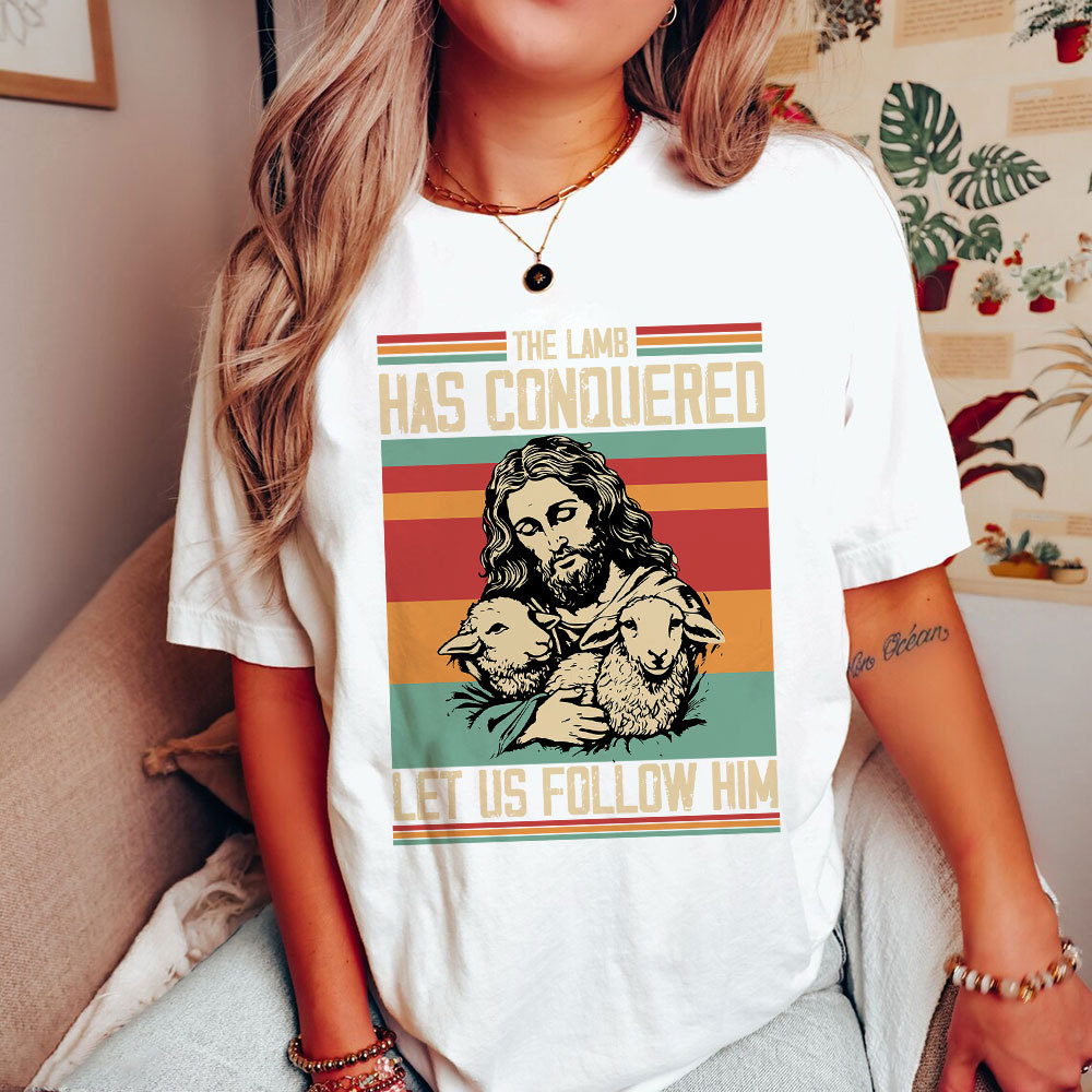 The Lamb Has Conquered Christian T-Shirt