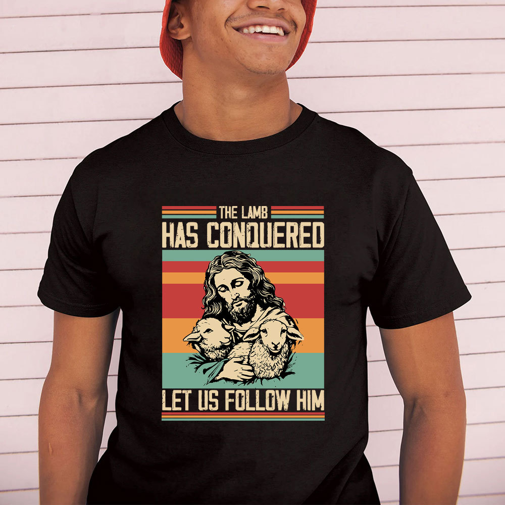 The Lamb Has Conquered Christian T-Shirt