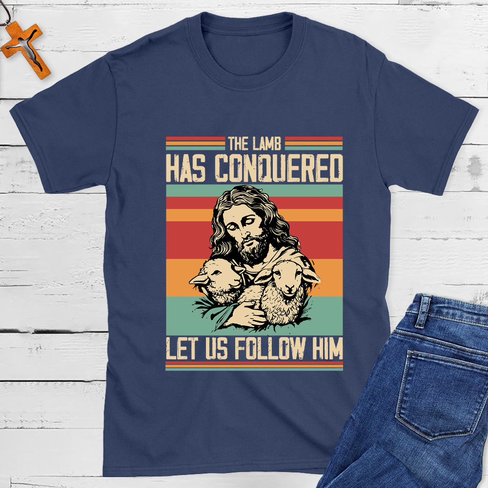 The Lamb Has Conquered Christian T-Shirt