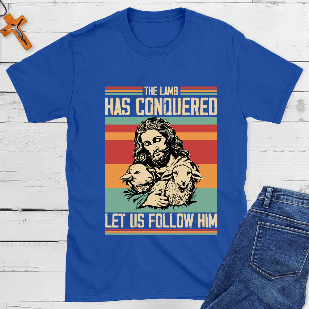 The Lamb Has Conquered Christian T-Shirt