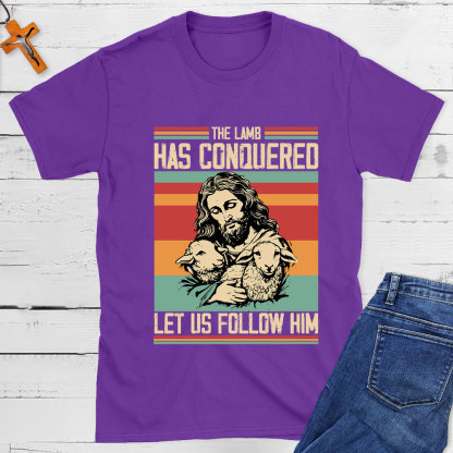 The Lamb Has Conquered Christian T-Shirt