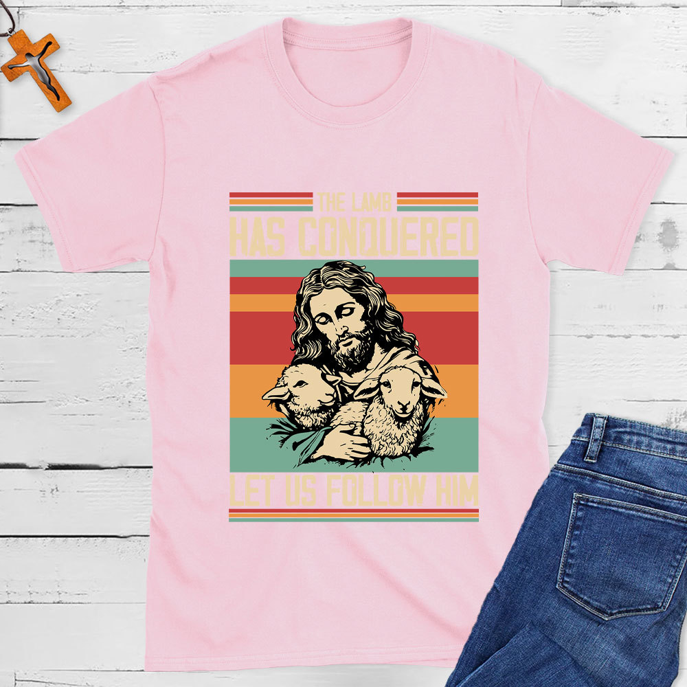 The Lamb Has Conquered Christian T-Shirt