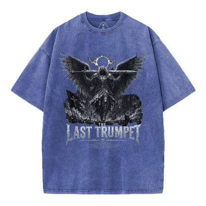 The Last Trumpet Christian Washed T-Shirt
