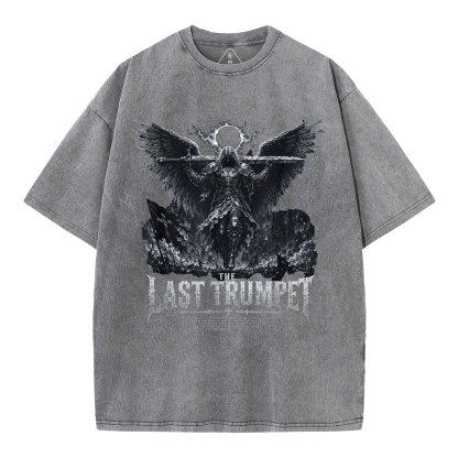 The Last Trumpet Christian Washed T-Shirt