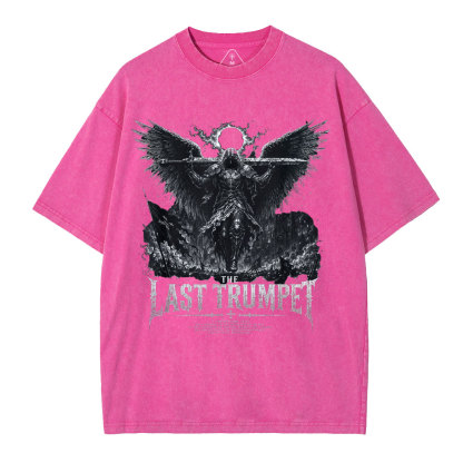 The Last Trumpet Christian Washed T-Shirt