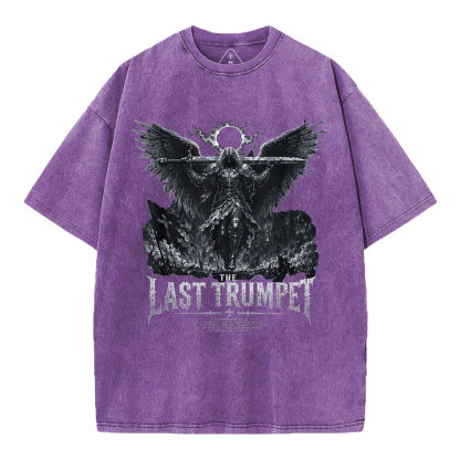 The Last Trumpet Christian Washed T-Shirt