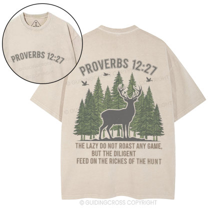 The Lazy Do Not Roast Any Game Christian Washed T-Shirt