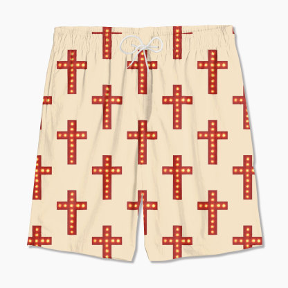 The Light Cross Christian Hawaiian Shirt