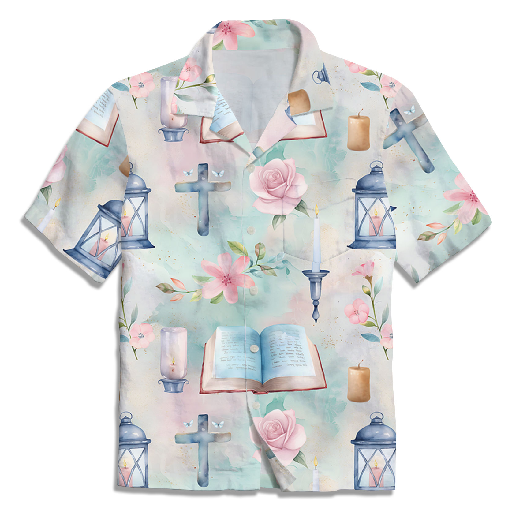 The Light Flower Christian Hawaiian Shirt
