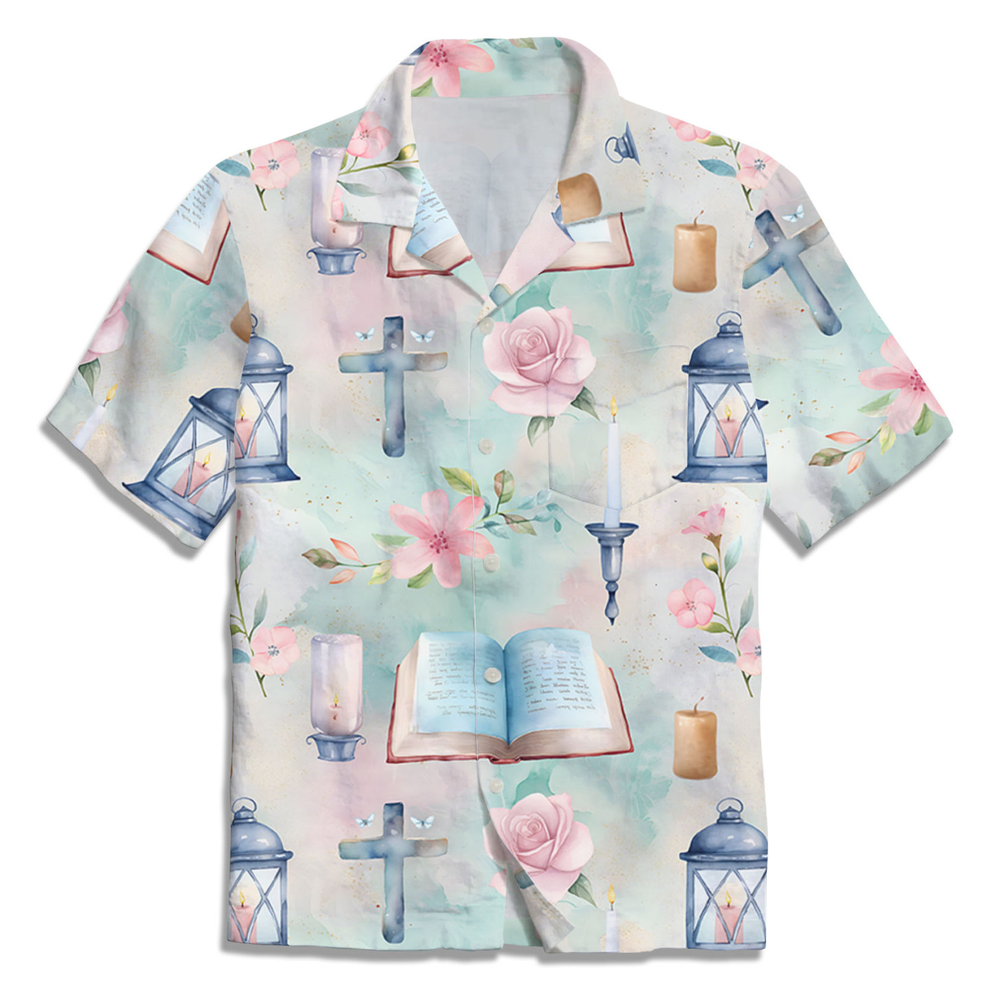 The Light Flower Christian Hawaiian Shirt