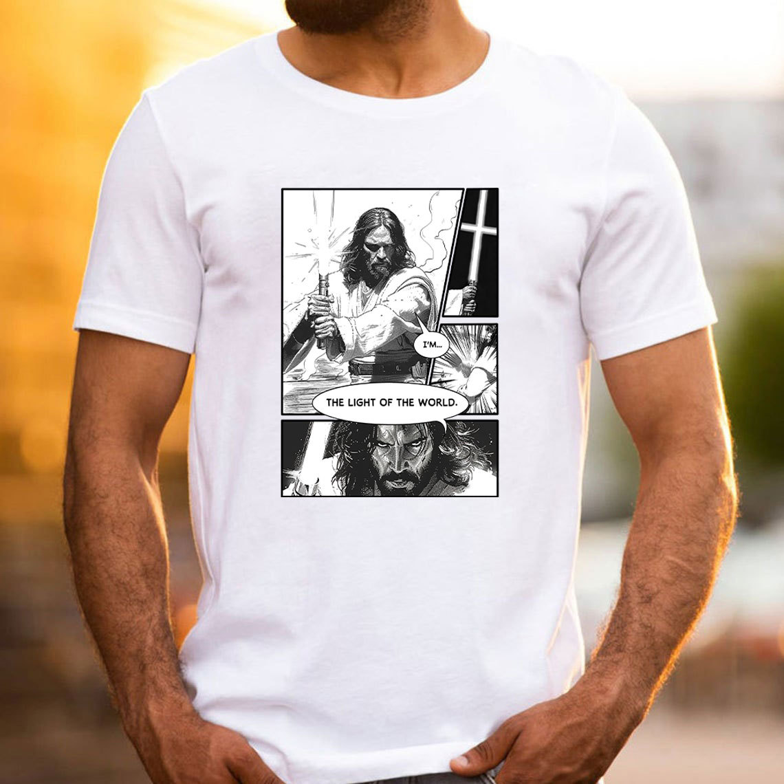 The Light Of  The World Christian T-Shirt