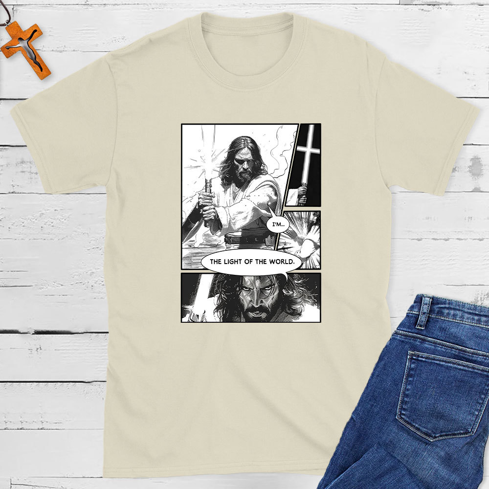 The Light Of  The World Christian T-Shirt