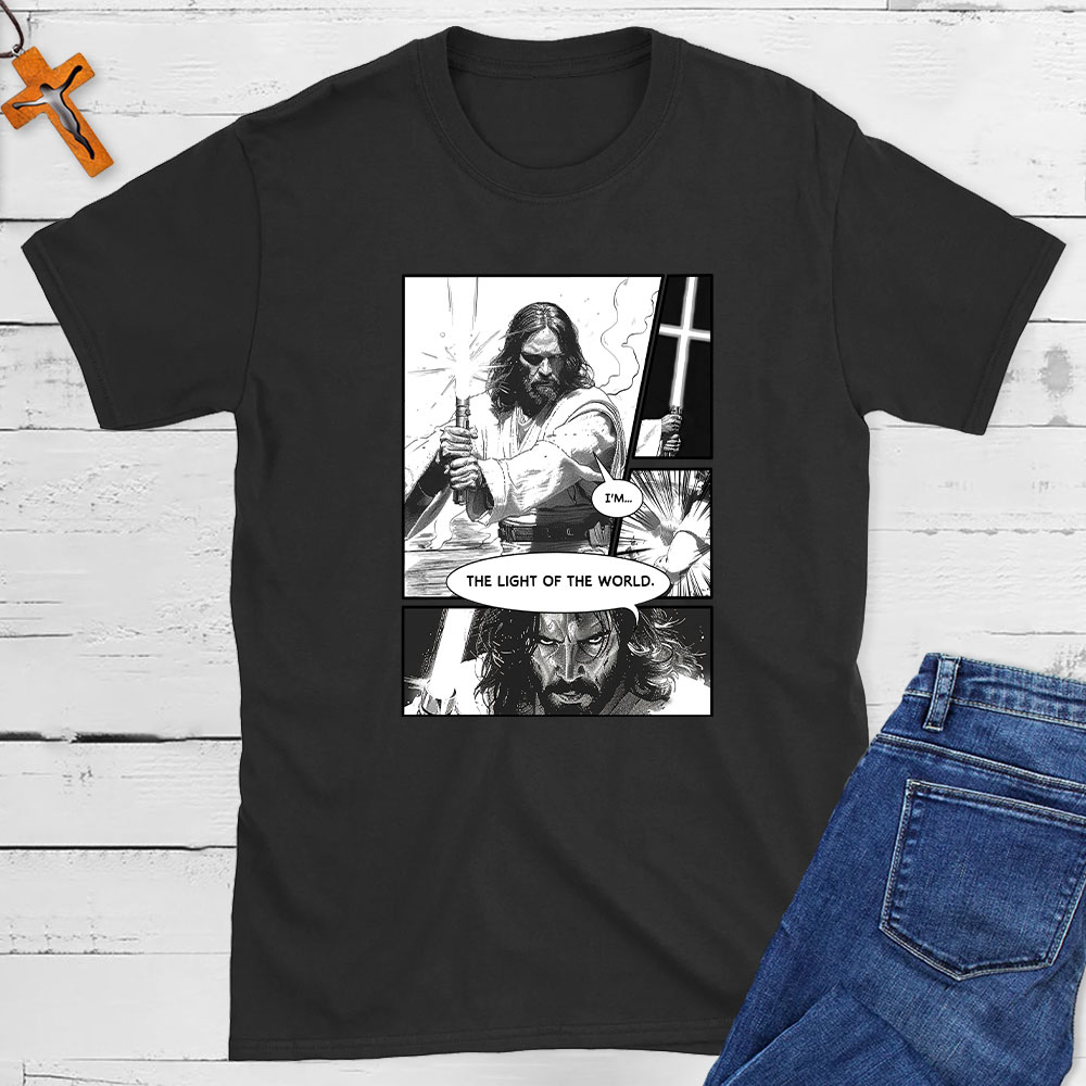 The Light Of  The World Christian T-Shirt