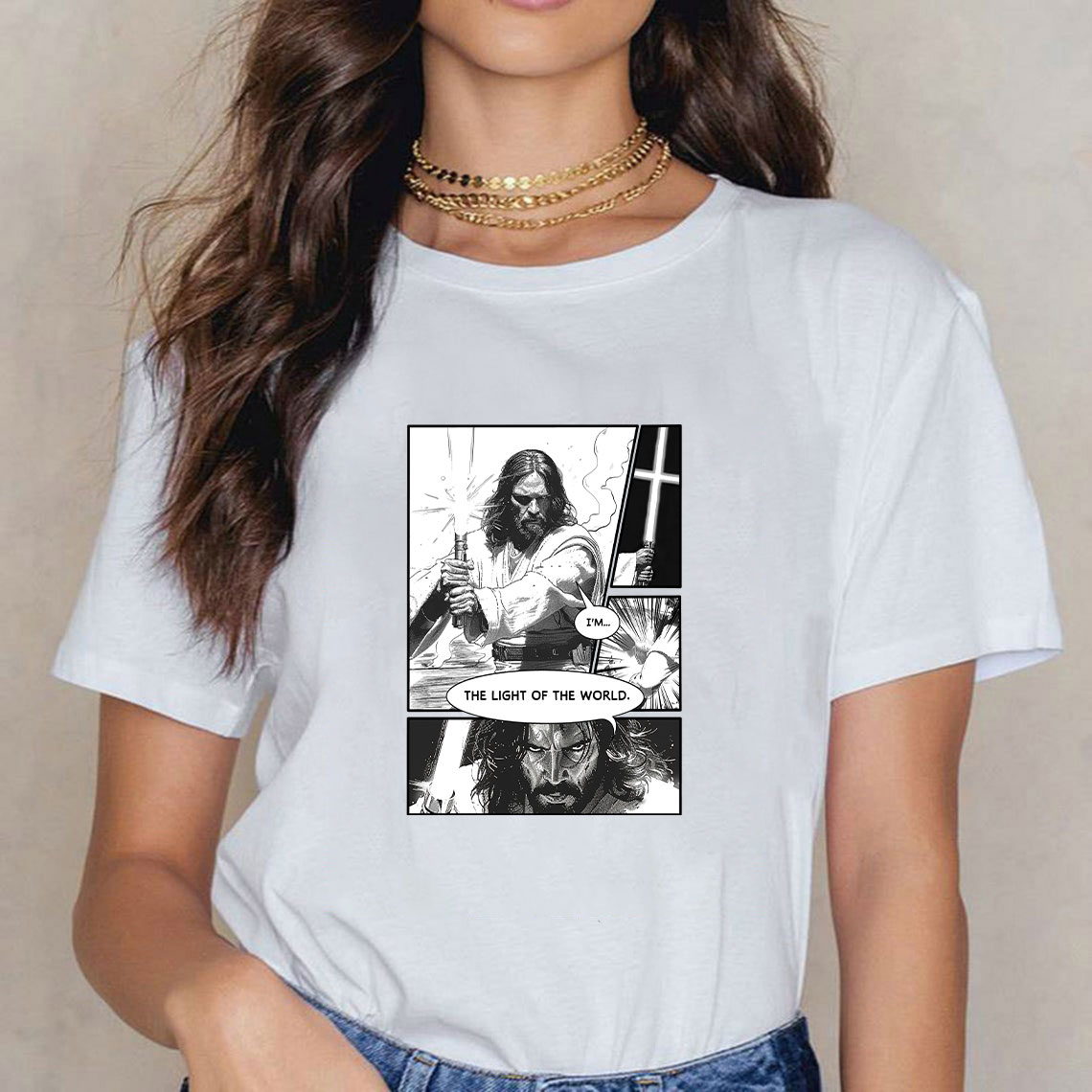 The Light Of  The World Christian T-Shirt