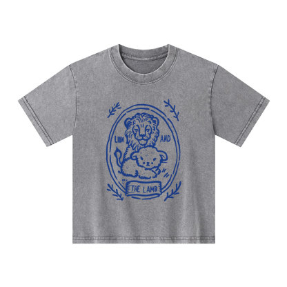 The Lion And Lamb Kid Washed T-Shirt