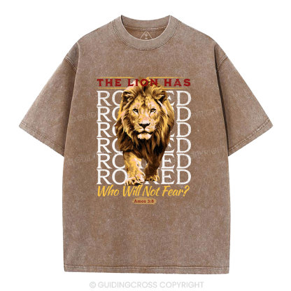 The Lion Has Roaring Christian Washed T-Shirt