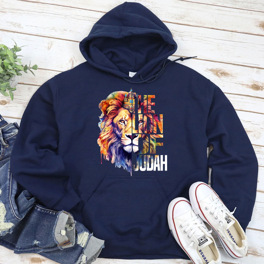 The Lion Of Judah Christian Hoodie Sale GuidingCross