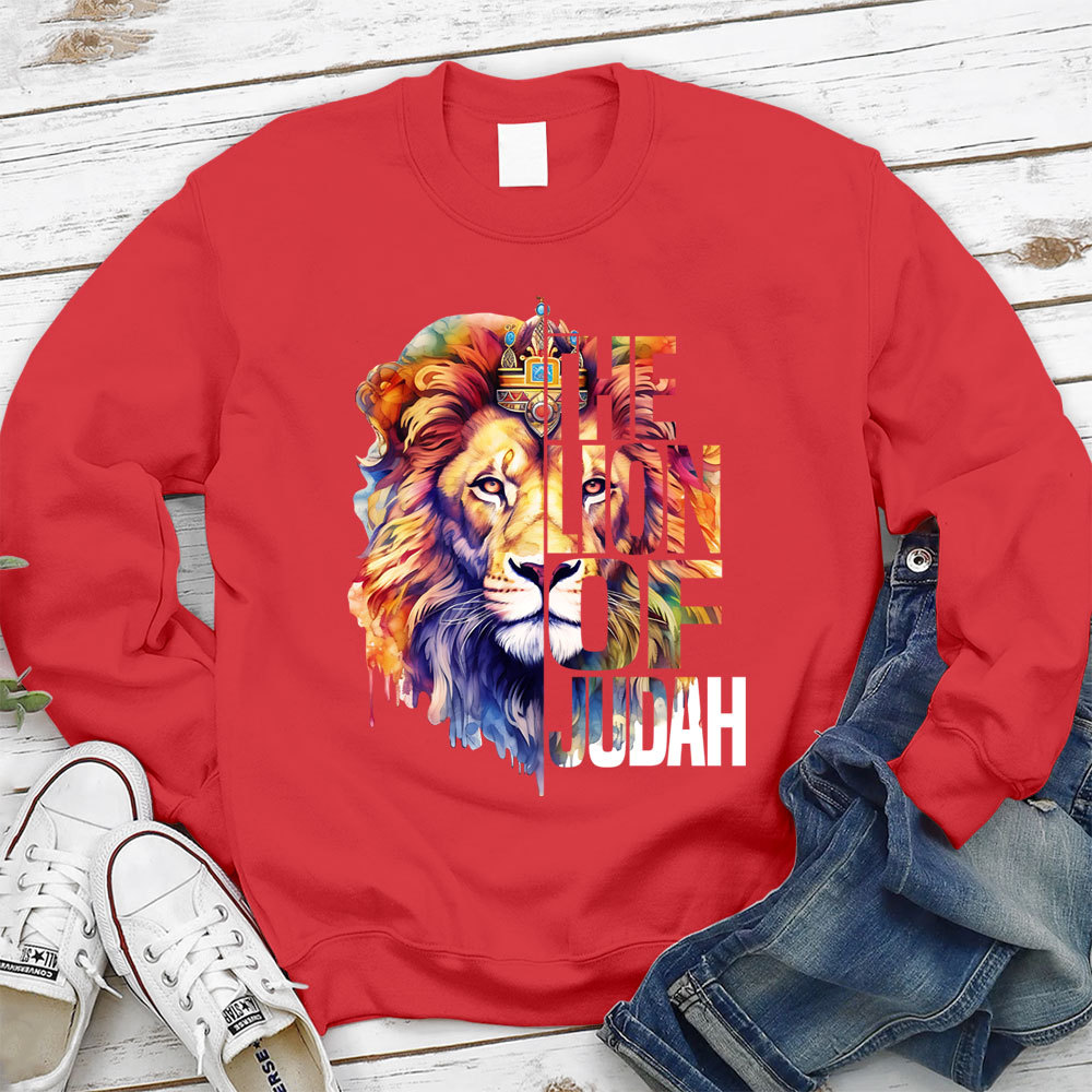 The Lion Of Judah Christian Sweatshirt