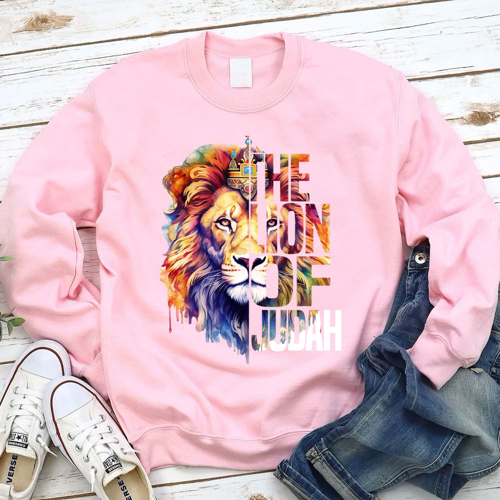 The Lion Of Judah Christian Sweatshirt