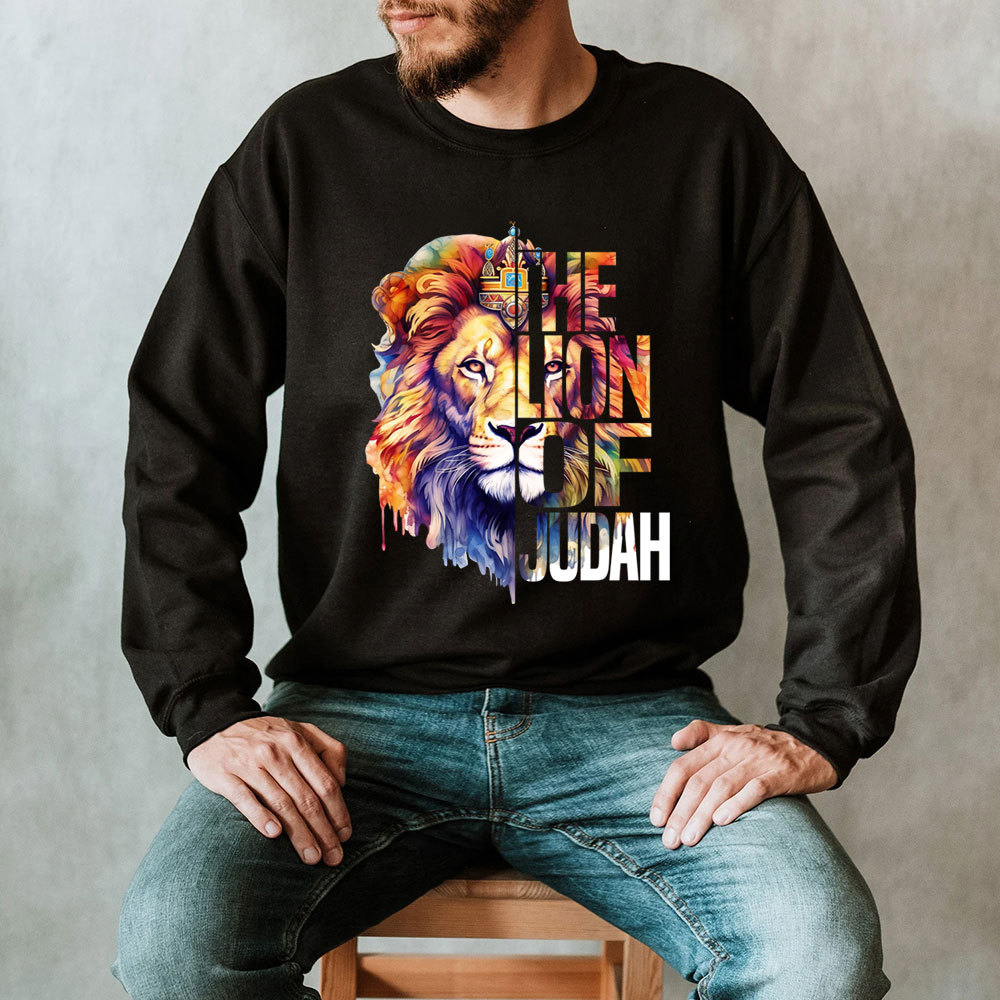 The Lion Of Judah Christian Sweatshirt