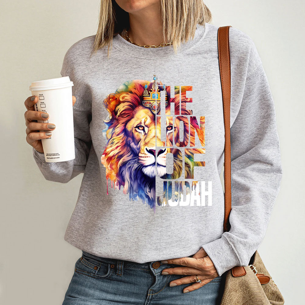 The Lion Of Judah Christian Sweatshirt