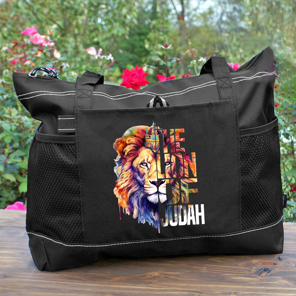 The Lion Of Judah Christian Tote Bag