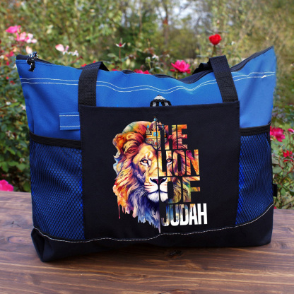 The Lion Of Judah Christian Tote Bag