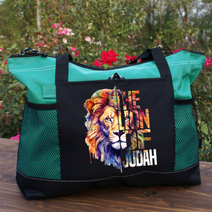 The Lion Of Judah Christian Tote Bag