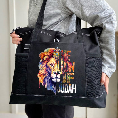 The Lion Of Judah Christian Tote Bag