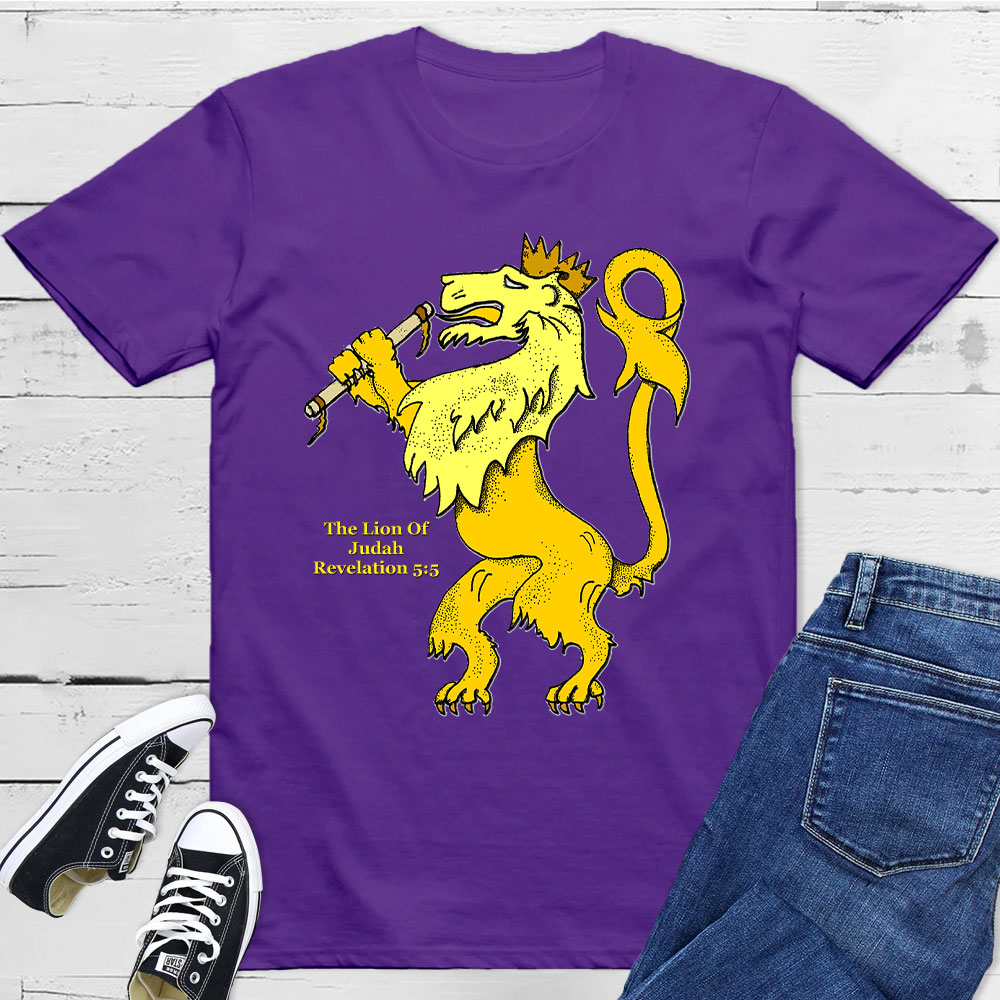 The Lion Of Judah Rerelation 5:5 Christian T-Shirt