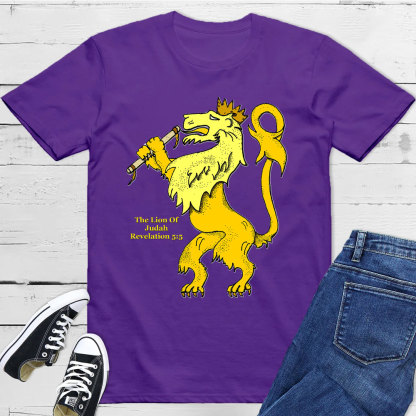 The Lion Of Judah Rerelation 5:5 Christian T-Shirt