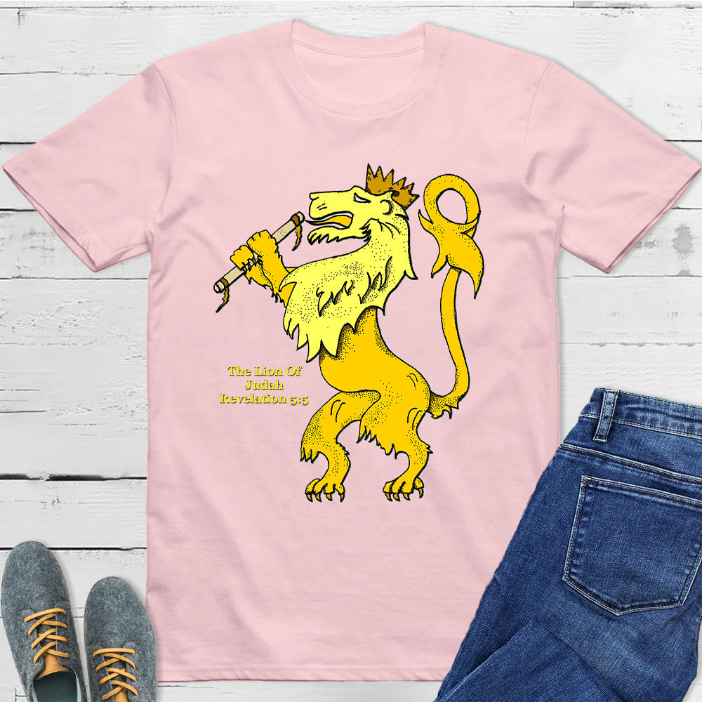 The Lion Of Judah Rerelation 5:5 Christian T-Shirt