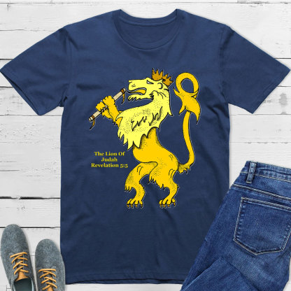 The Lion Of Judah Rerelation 5:5 Christian T-Shirt