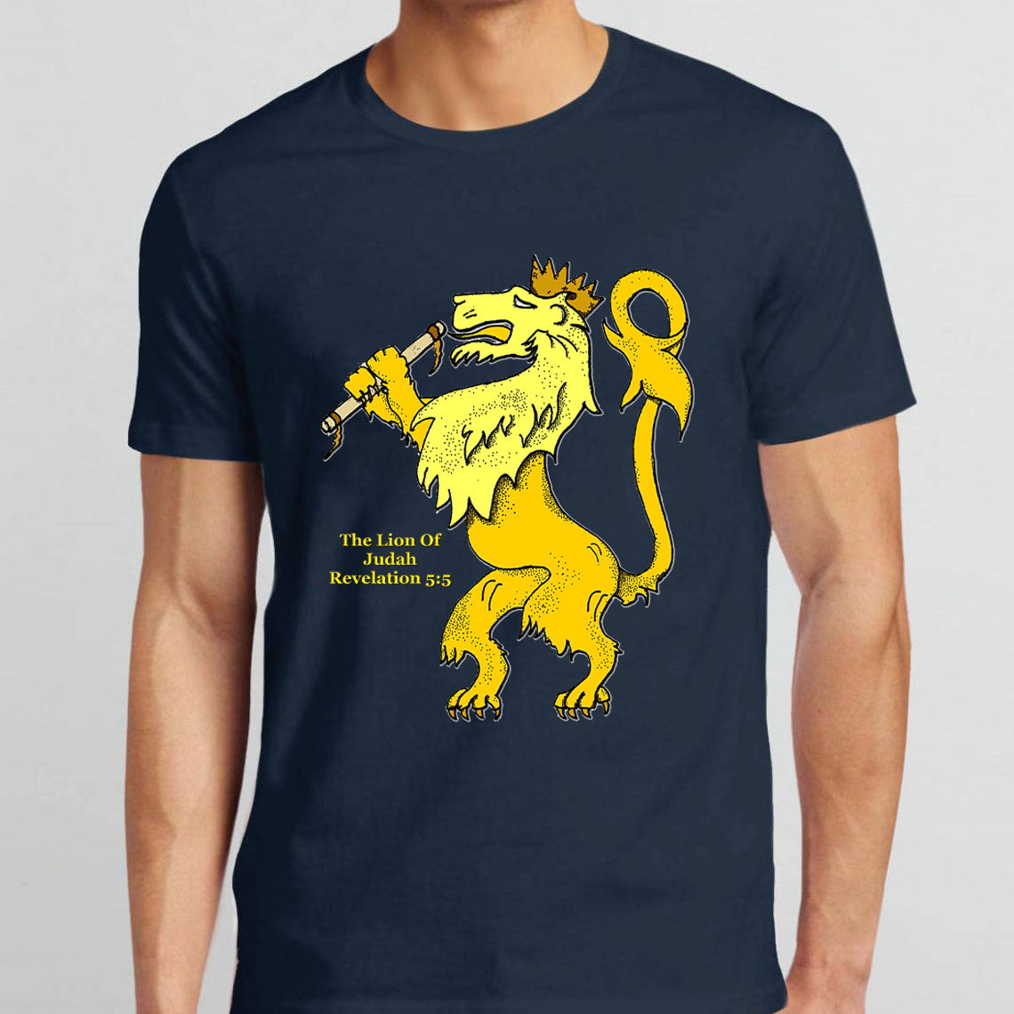 The Lion Of Judah Rerelation 5:5 Christian T-Shirt