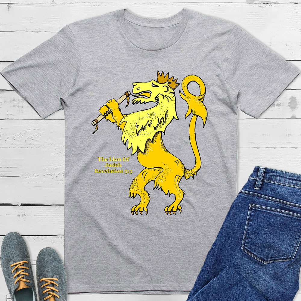 The Lion Of Judah Rerelation 5:5 Christian T-Shirt