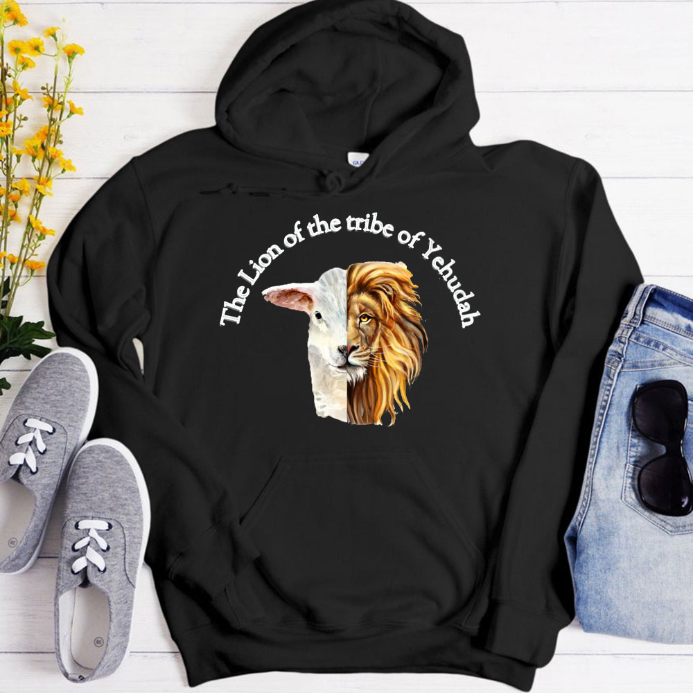 The Lion Of The Trible Of Yehudah Christian Hoodie